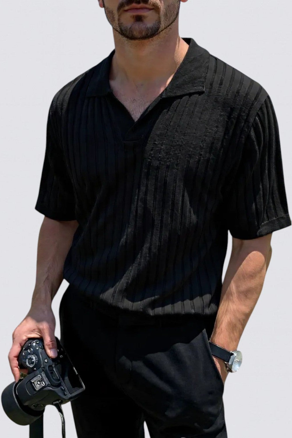 Classic Striped Polo