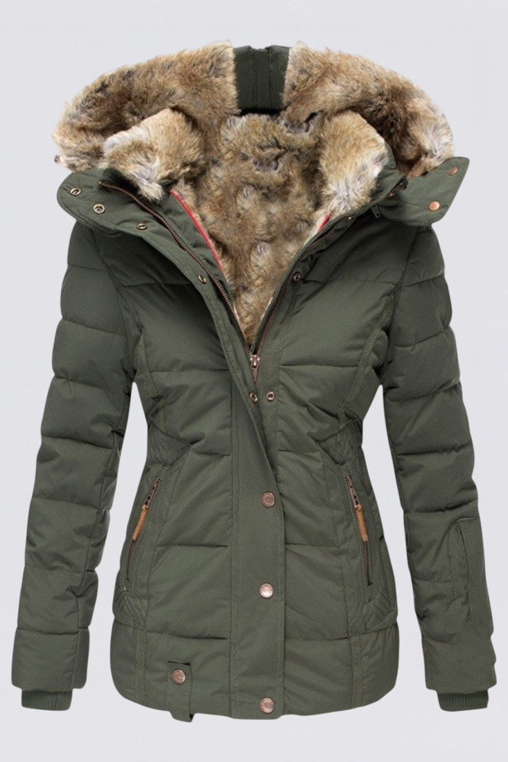 Nora™ – Parka de Invierno con Bolsillos y Capucha