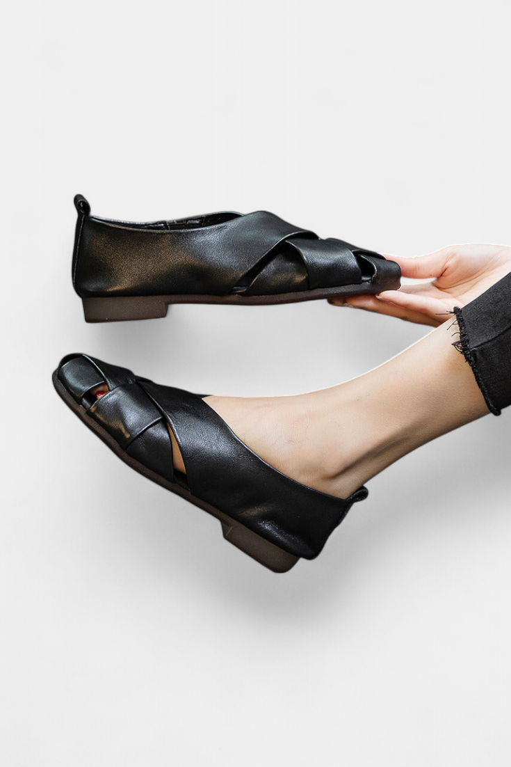 Nayra Zapatos Planos Abiertos