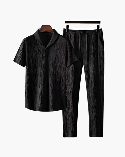 Conjunto de polo y pantalón de algodón