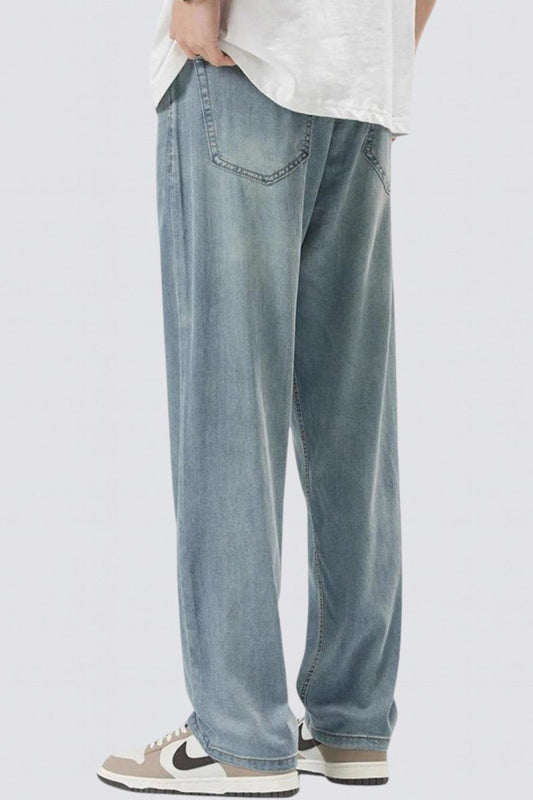 Pantalones rectos de verano 