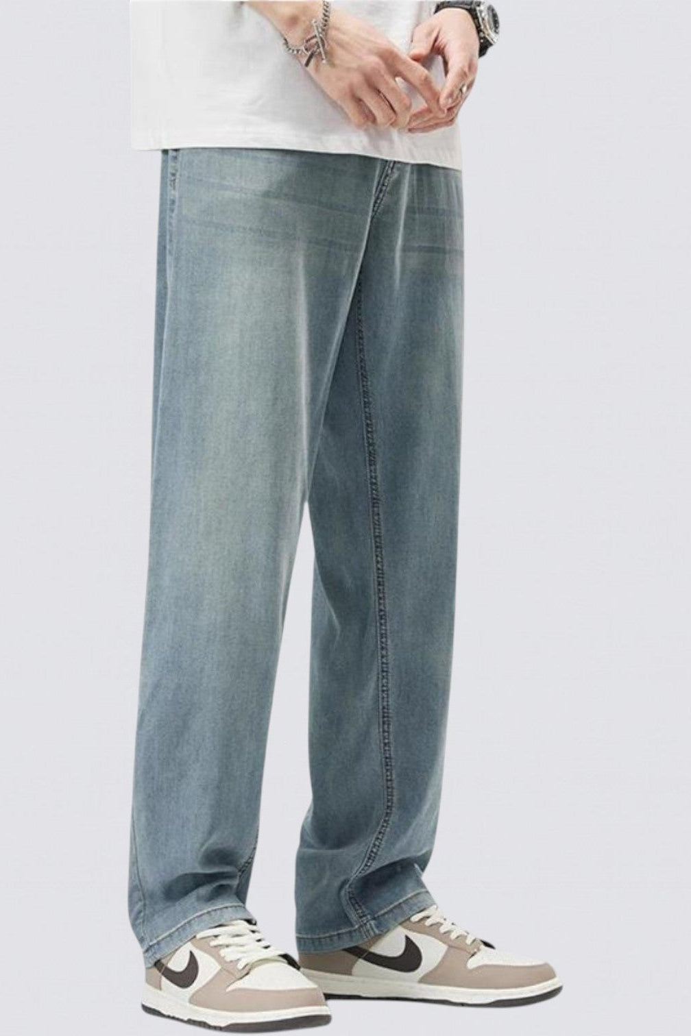 Pantalones rectos de verano 