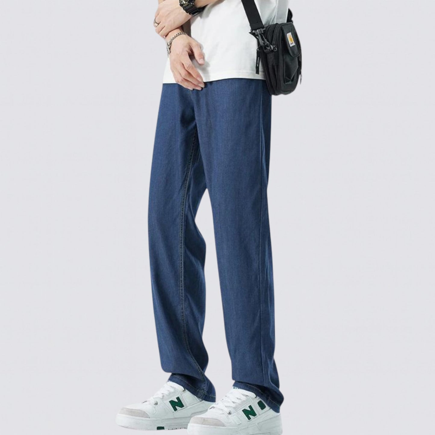 Pantalones rectos de verano 