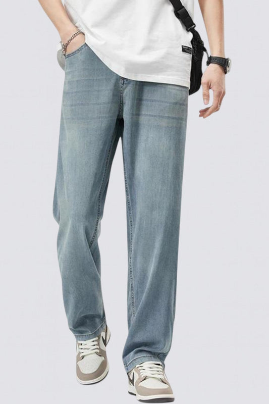 Pantalones rectos de verano 