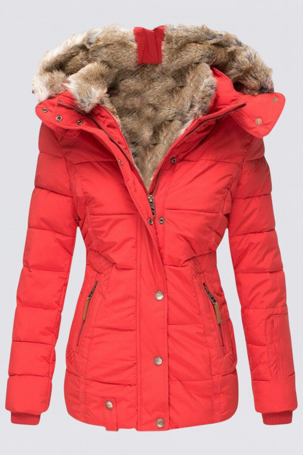 Nora™ – Parka de Invierno con Bolsillos y Capucha