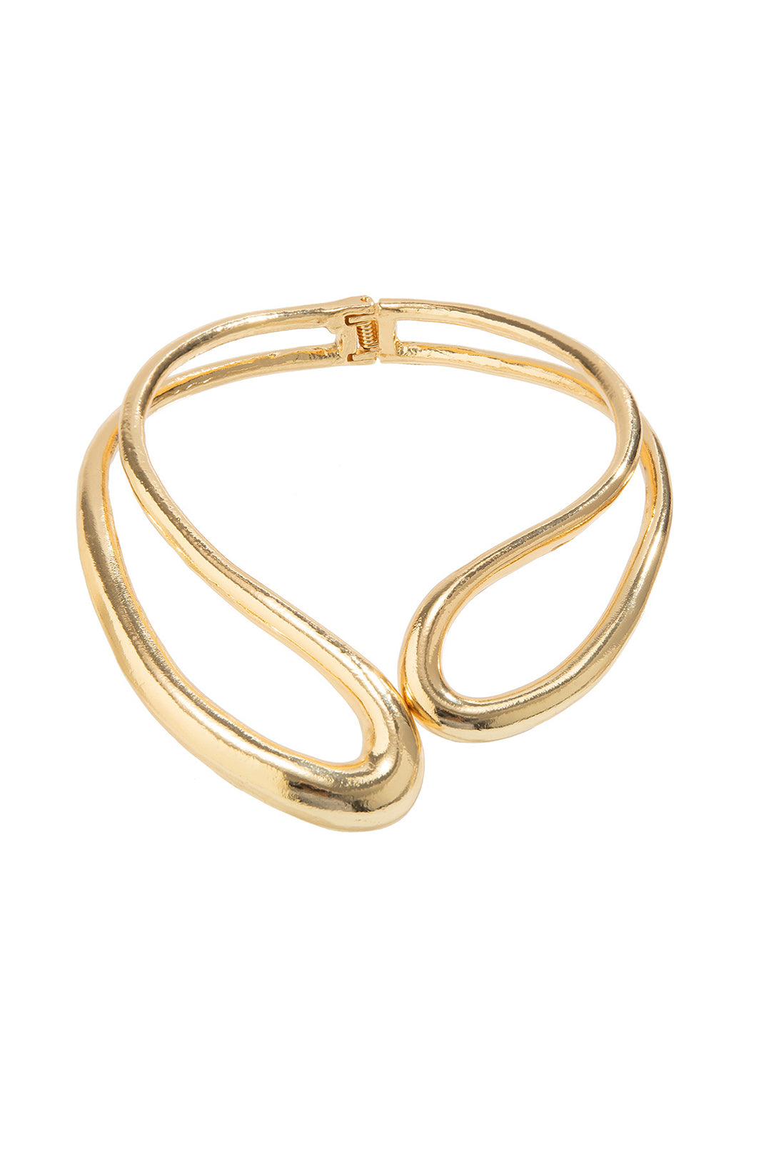 Collar asimétrico recortado