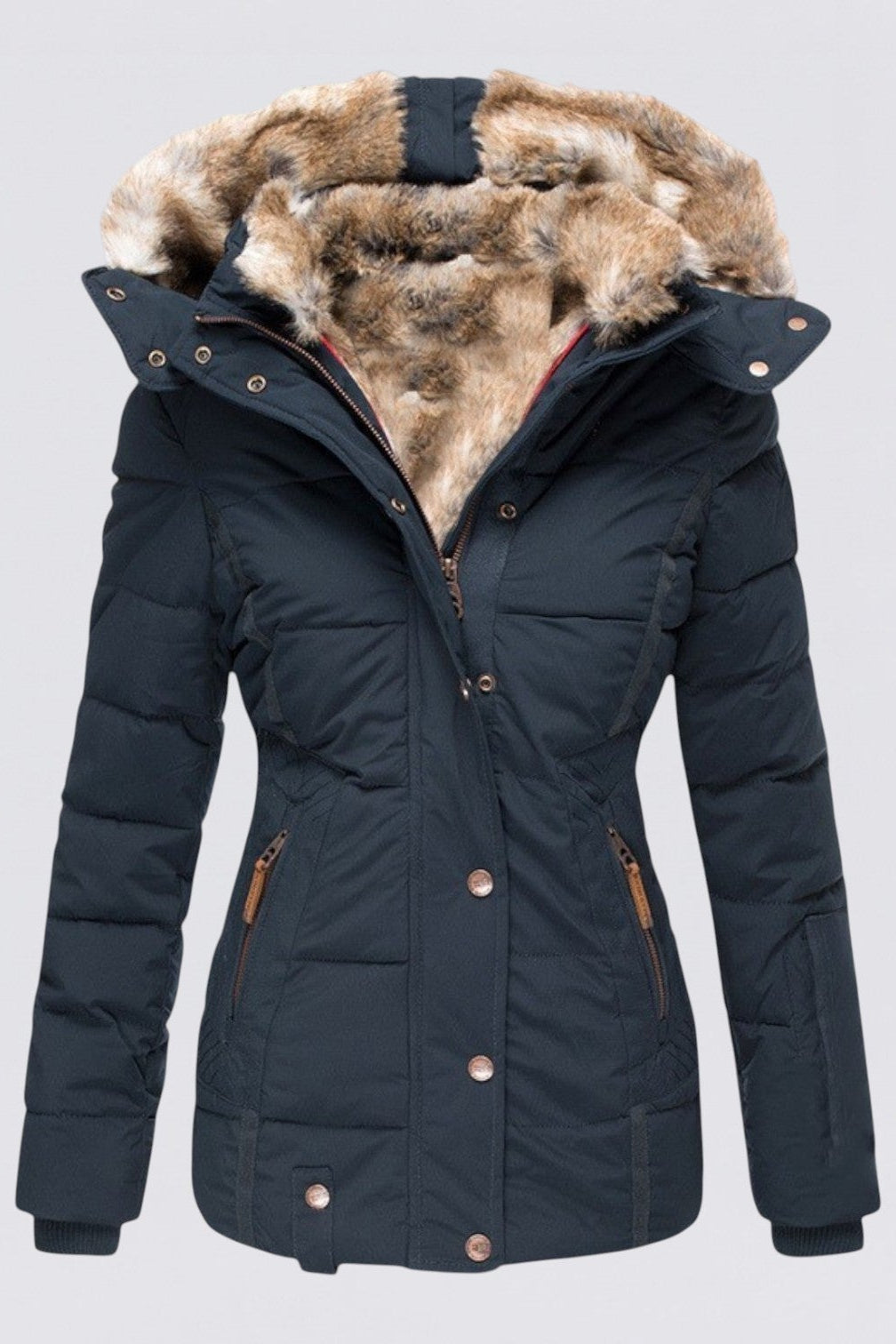 Nora™ – Parka de Invierno con Bolsillos y Capucha