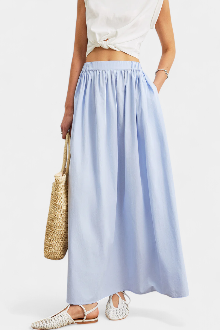 Yora Falda A-Line de Algodón