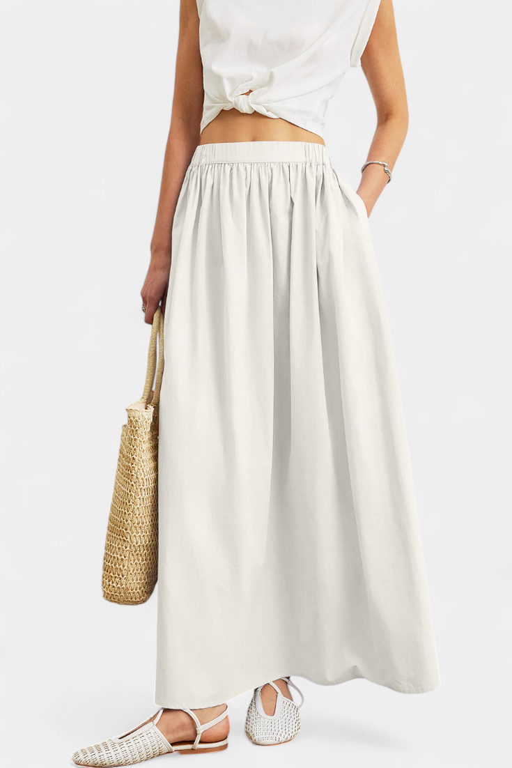 Yora Falda A-Line de Algodón