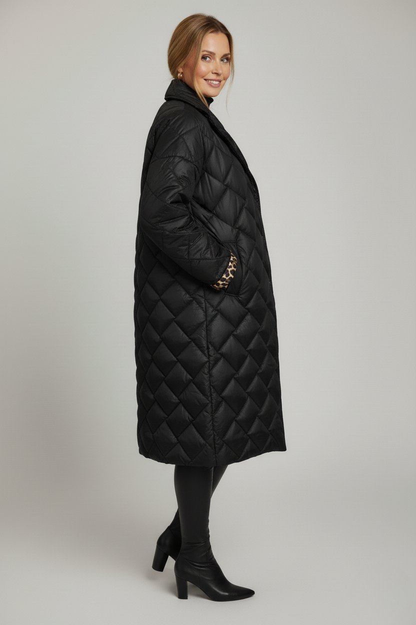 Abrigo acolchado reversible