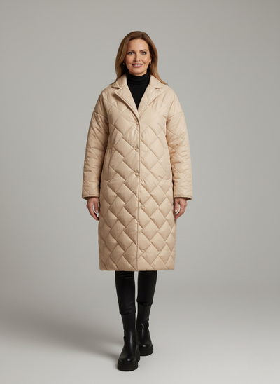 Abrigo acolchado reversible