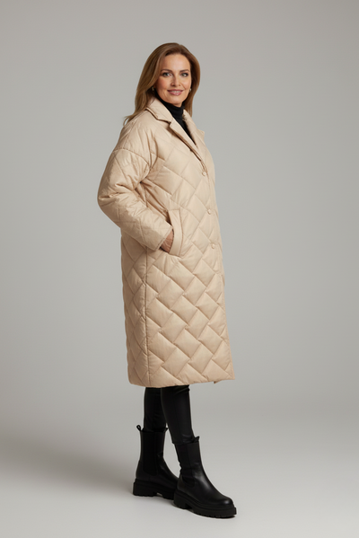 Abrigo acolchado reversible