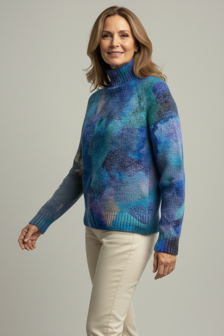 Suéter de cuello alto Lucía