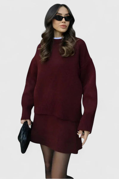 Magda Conjunto de punto acogedor