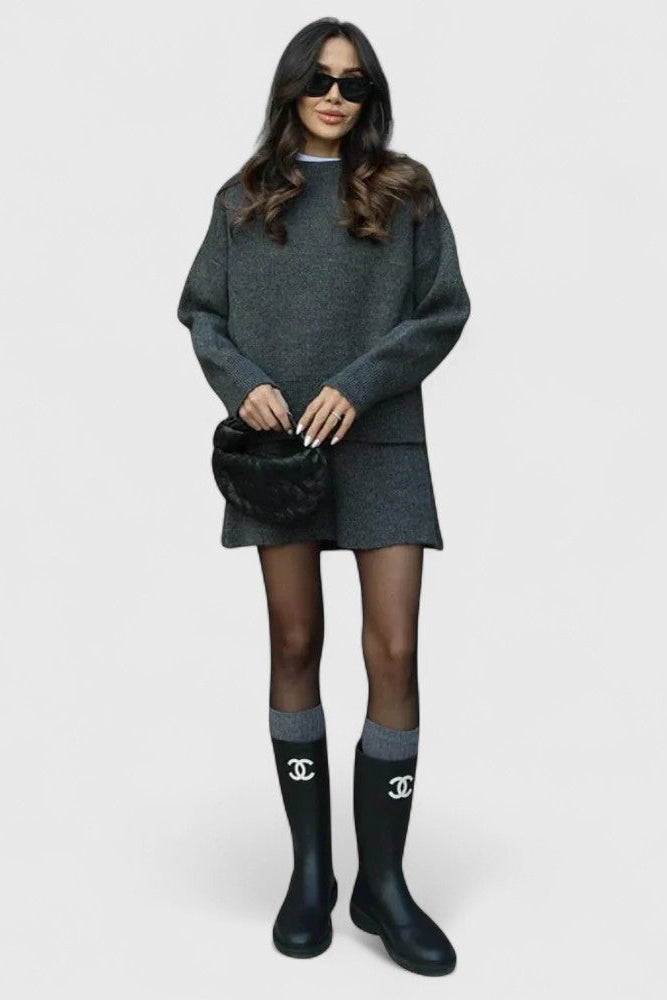 Magda Conjunto de punto acogedor