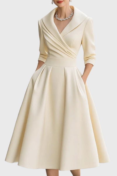 Rosa - Vestido midi elegante