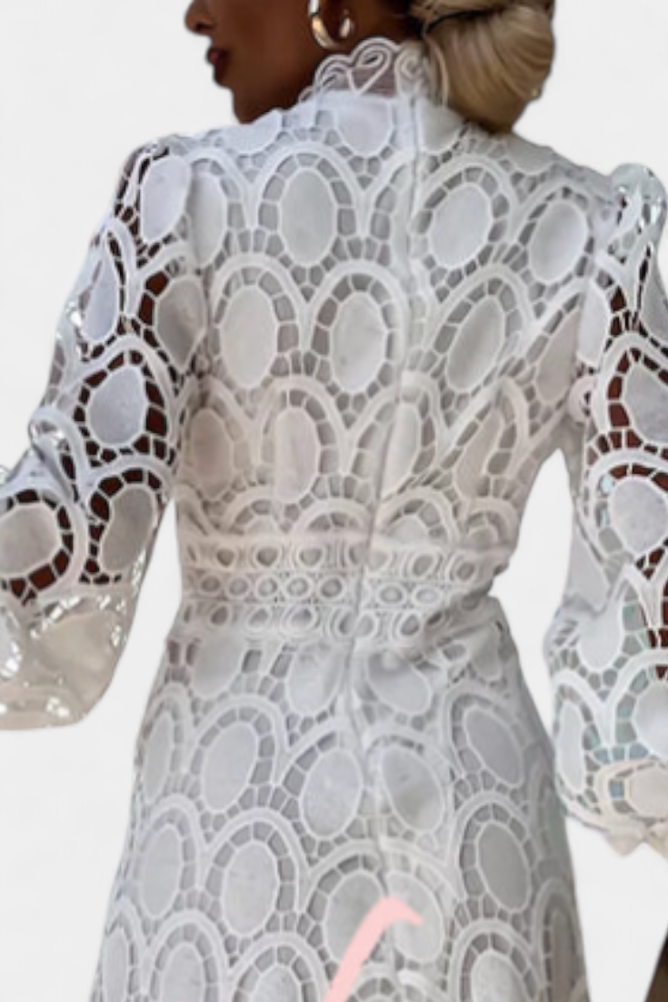 Lucinda Vestido Midi de Encaje