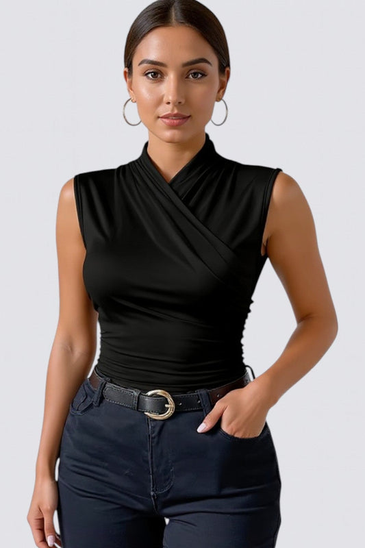 Top Casual Chic Sin Mangas
