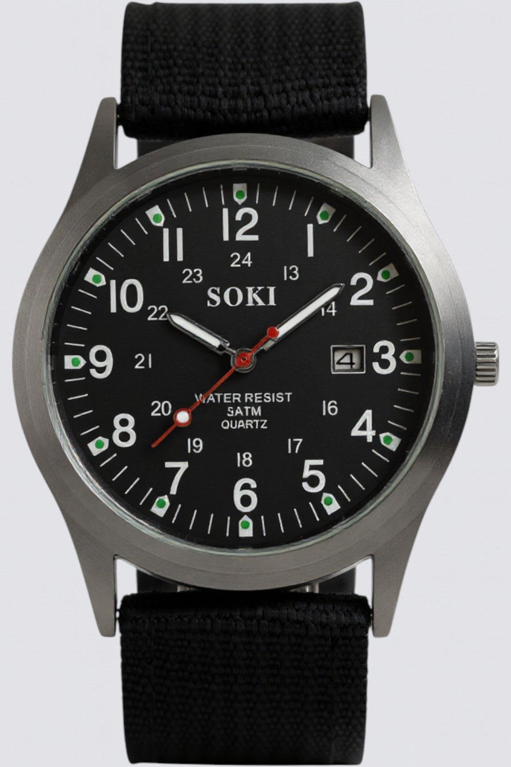 Reloj de cuarzo luminoso