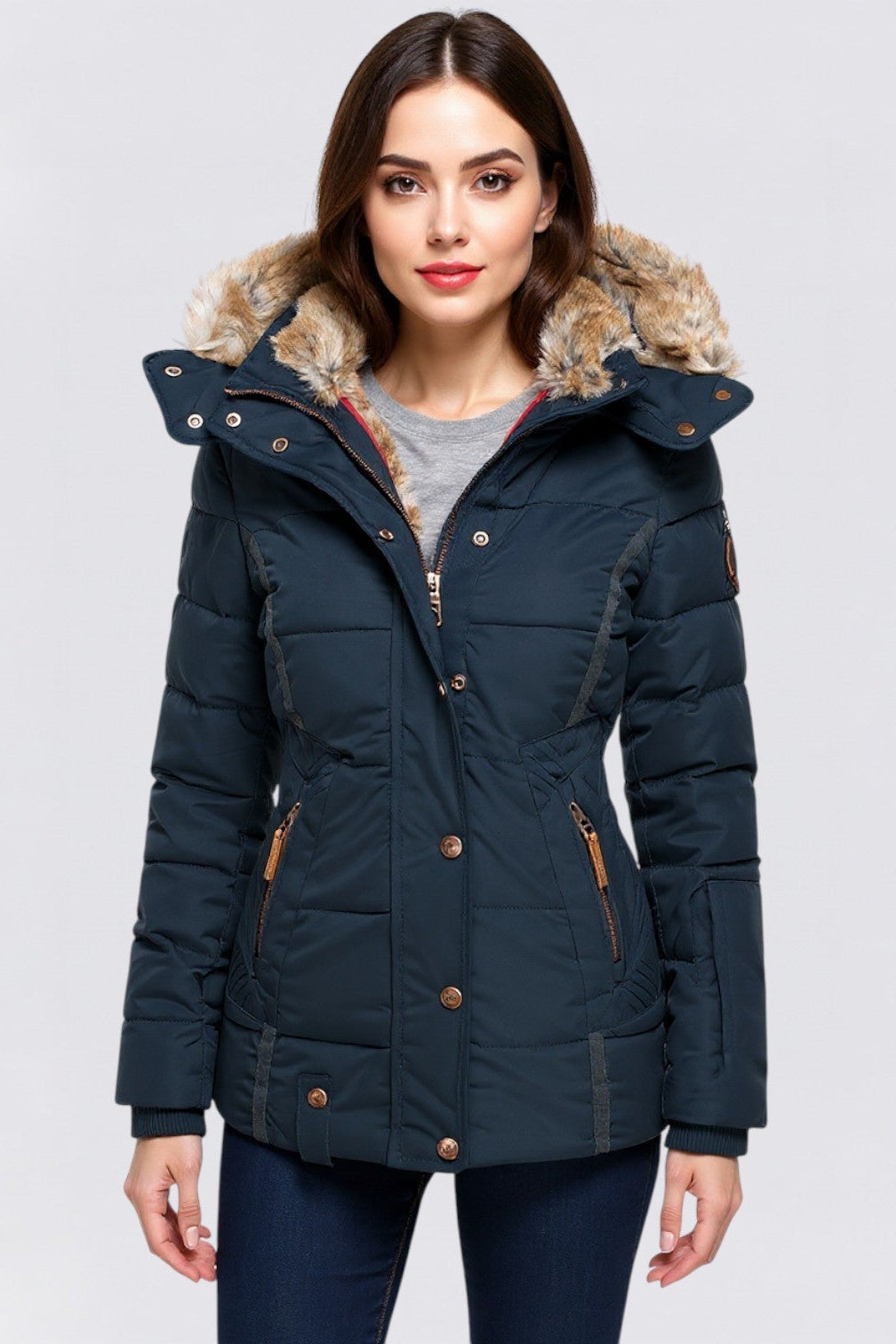 Nora™ – Parka de Invierno con Bolsillos y Capucha