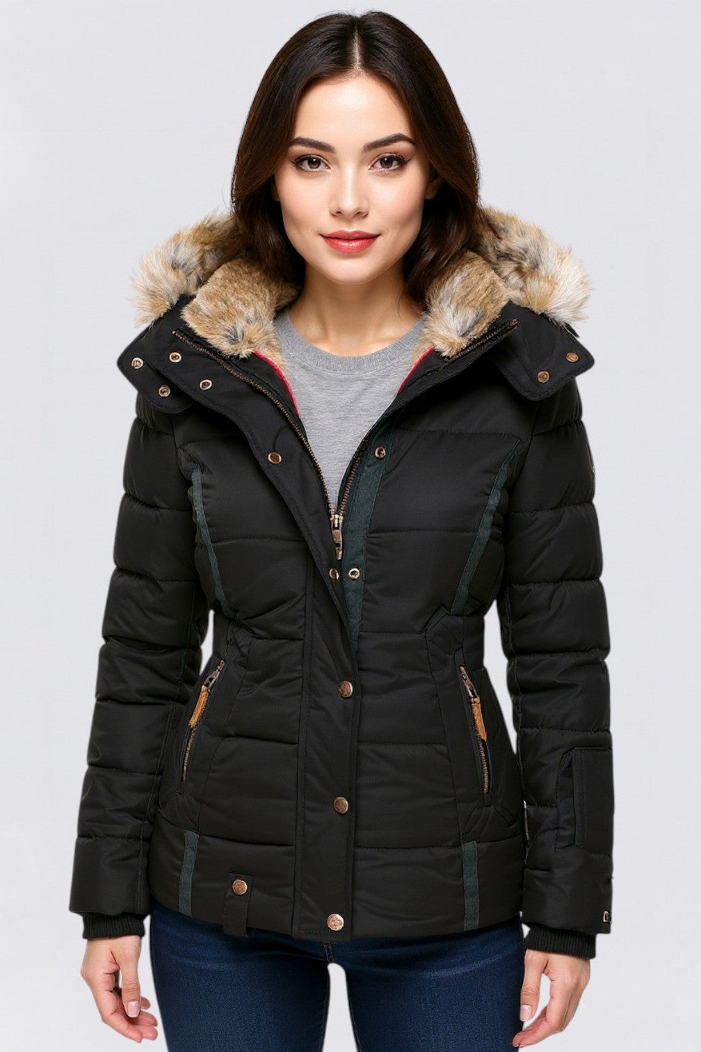 Nora™ – Parka de Invierno con Bolsillos y Capucha