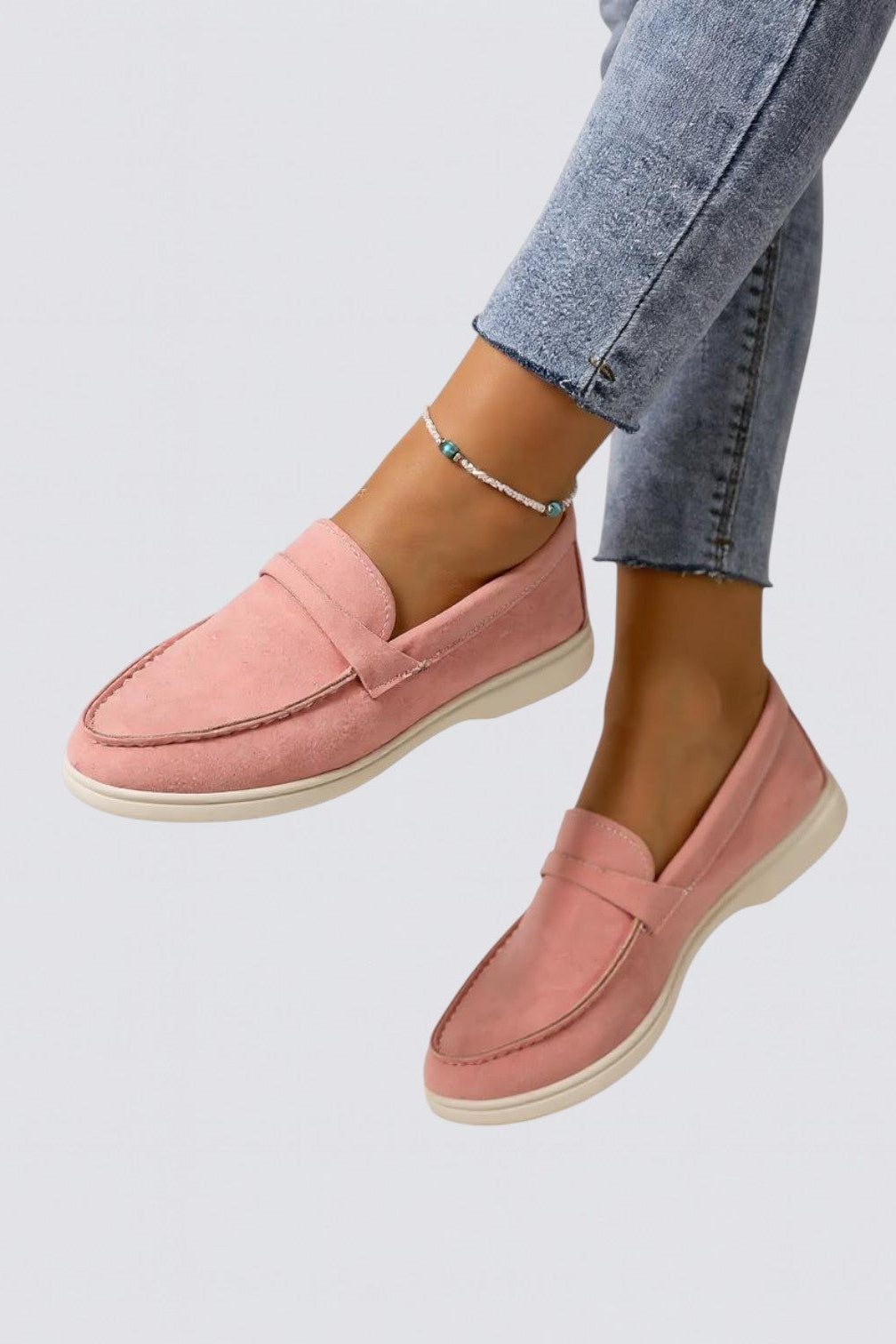 Mocasines De Ante Para Mujer