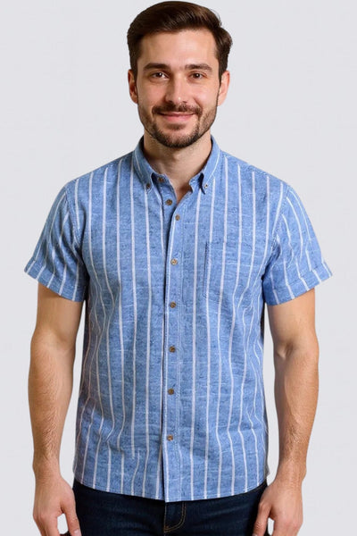Camisa de lino costero