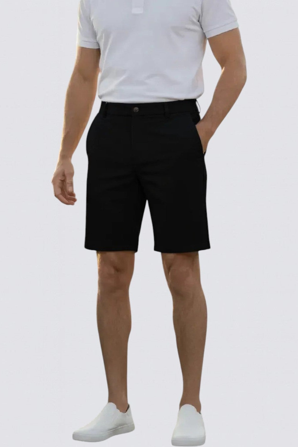 Pantalones cortos chinos ajustados