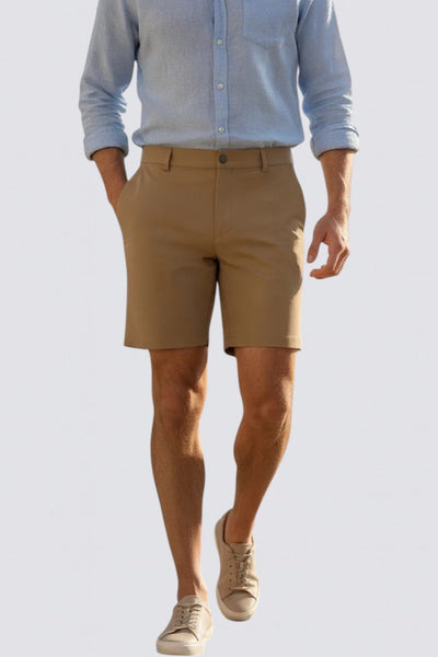 Pantalones cortos chinos ajustados