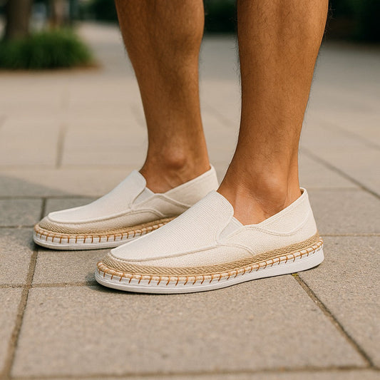 Zapatos sin cordones de tejido