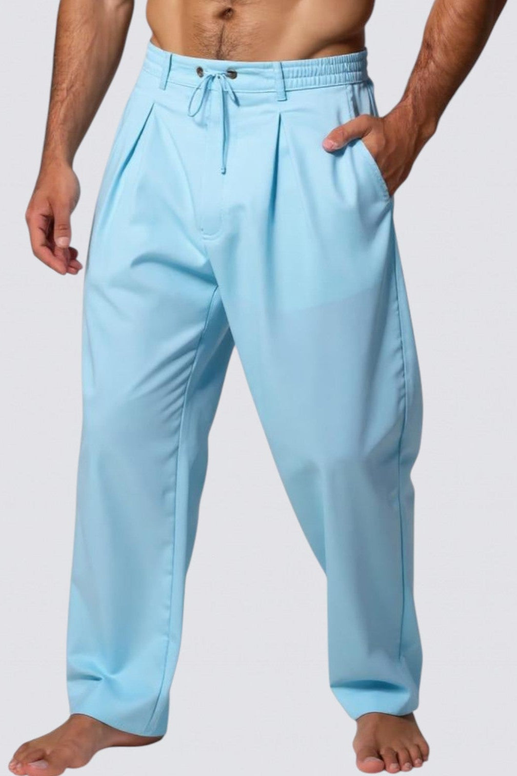 Pantalones De Lino Relajados
