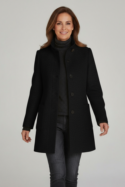 Ariana - Chaqueta de cuello alto para mujer 