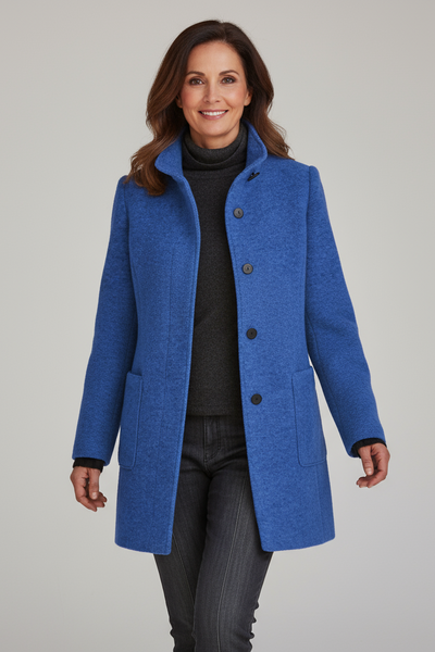 Ariana - Chaqueta de cuello alto para mujer 