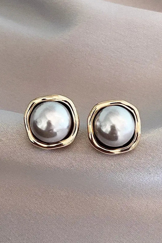 Pendientes de Perlas Negras Elegantes