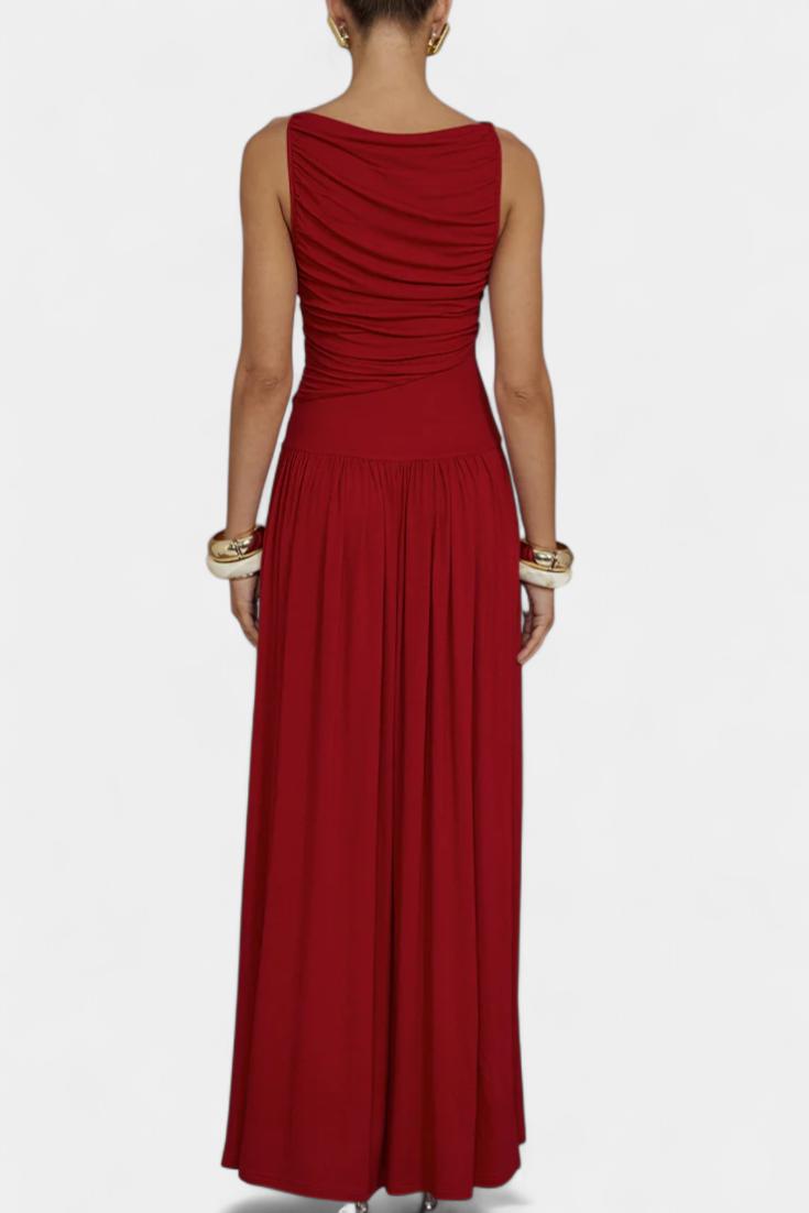 Maddy Vestido Maxi sin Mangas