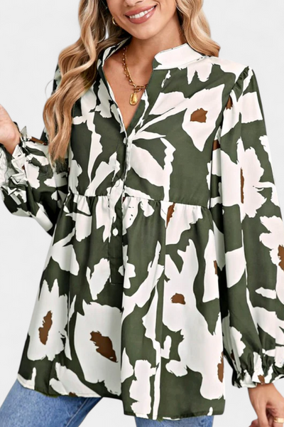 Filomena Blusa con Media Botonadura