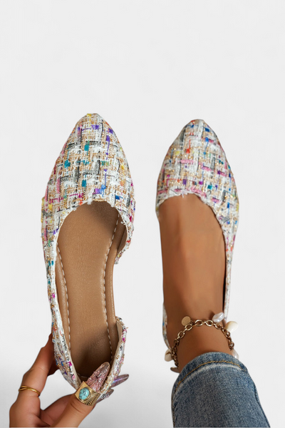 Crystal Zapatillas Tejidas Multicolores