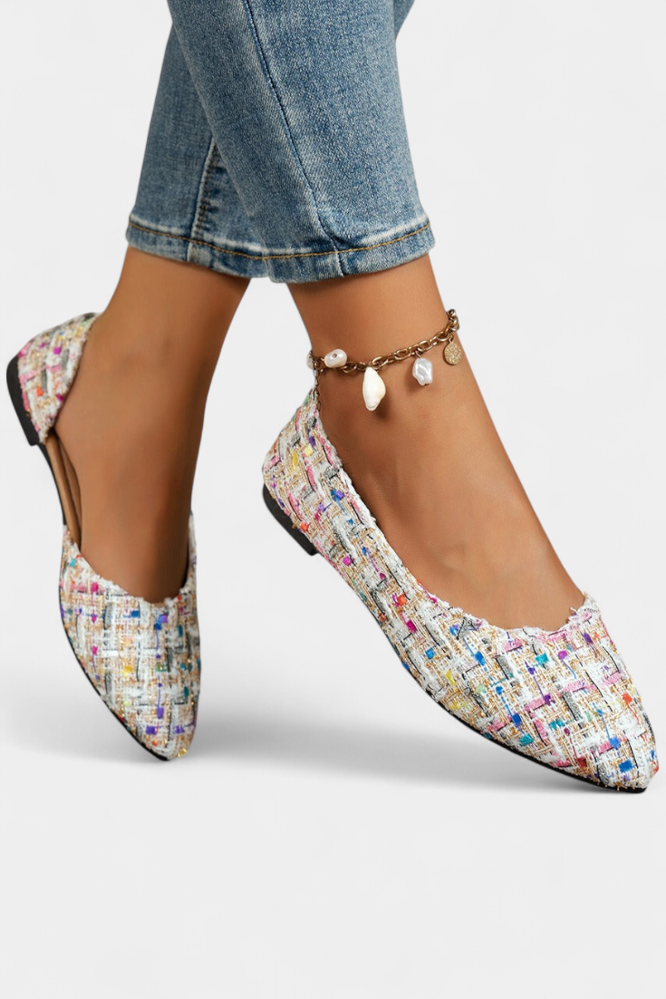 Crystal Zapatillas Tejidas Multicolores