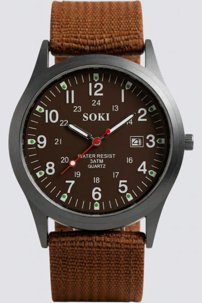 Reloj de cuarzo luminoso