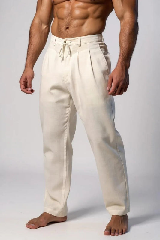 Pantalones de lino de Cannes