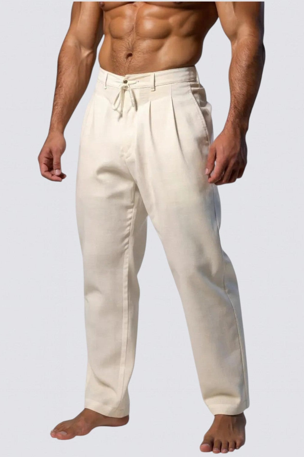 Pantalones De Lino Relajados